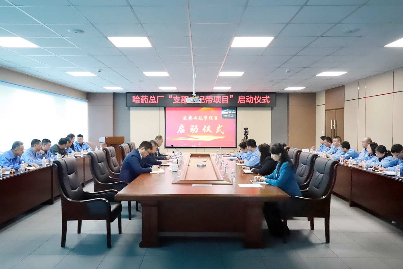 黨建領(lǐng)航&ldquo;加速度&rdquo; 打造發(fā)展&ldquo;強(qiáng)引擎&rdquo;&mdash;&mdash;哈藥總廠黨委召開(kāi)&ldquo;支部書記帶項(xiàng)目&rdquo;啟動(dòng)儀式